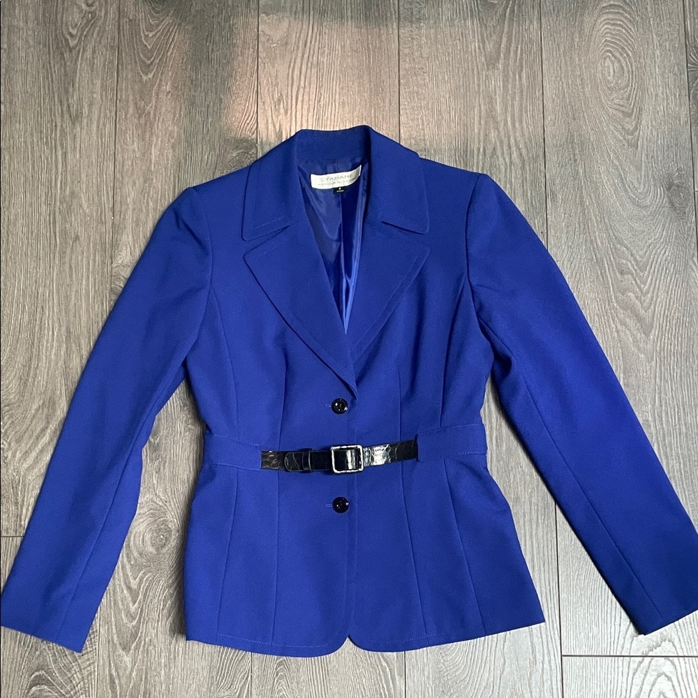 TAHARI Arthur S. Levine royal blue suit jacket